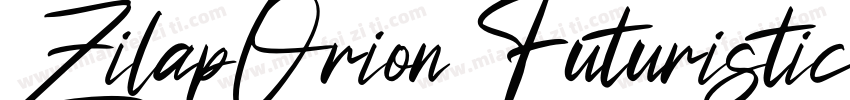 ZilapOrion Futuristic字体转换
